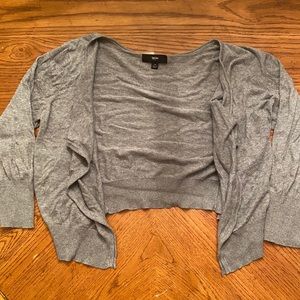 Gray cardigan